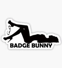 Badge Bunny 2 Sticker