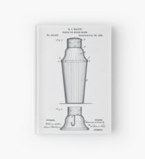 Cuaderno de tapa dura Cocktail Shaker Patent 1884
