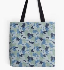 Blaue Tarnung Tote Bag
