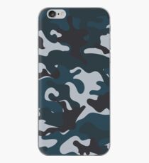 Blaue Tarnung iPhone-Hülle & Cover