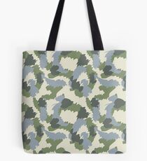 Grün-Grau-Braun-Tarnung Tote Bag