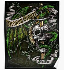 Dragon Slayer Elite Crest Poster
