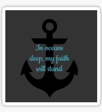 Faith Anchor Sticker