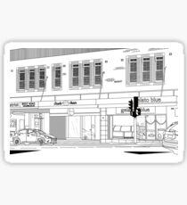 Newtown Street Scape Sticker