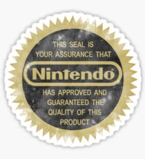 Nintendo Seal of Quality Sticker