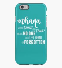 Vinilo o funda para iPhone Ohana en blanco