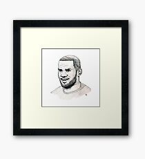 Lebron Framed Print