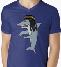 Reggae Shark Men's V-Neck T-Shirt