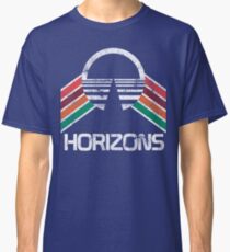 Vintage Horizons Distressed Logo in Vintage Retro Style Classic T-Shirt