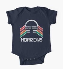 Vintage Horizons Distressed Logo in Vintage Retro Style One Piece - Short Sleeve