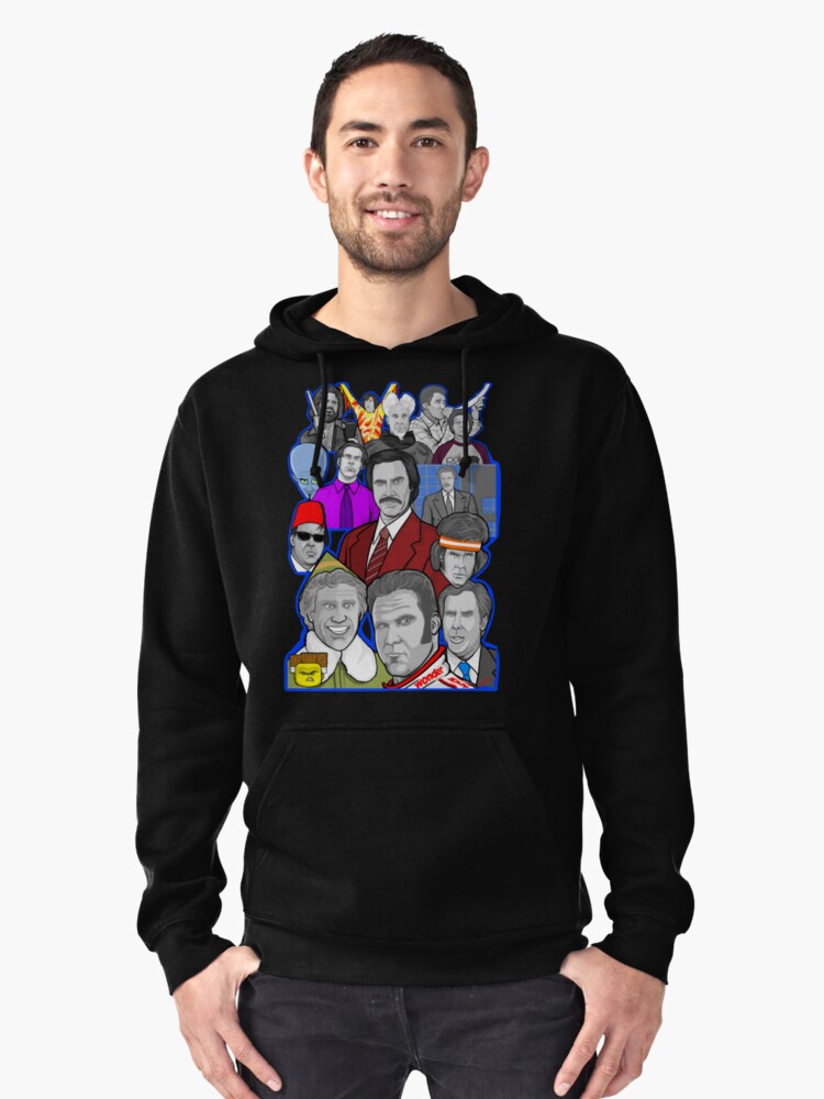 "Will Ferrell collage art tribute" Pullover Hoodie by gjnilespop Redbubble