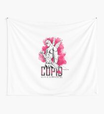 Cupid: love and superheroes Wall Tapestry