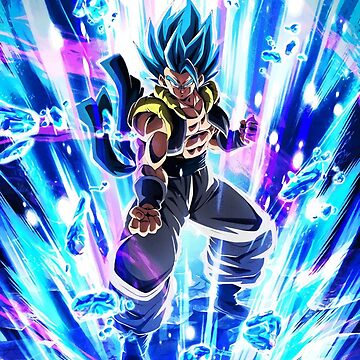 Vegito and Gogeta blue Dragon ball legends art style