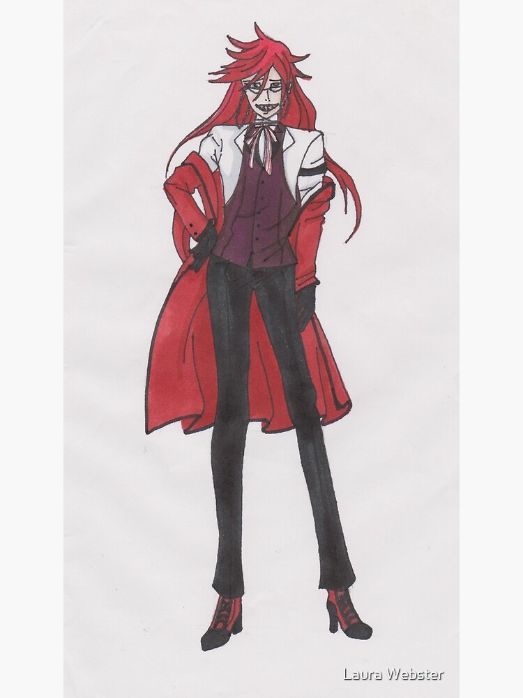 Grell Sutcliff Greeting Card By Bubblybroccoli Redbubble