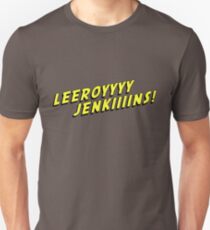 Leeroy Jenkins YELLOW gamer talk Unisex T-Shirt