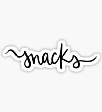 snacks on snacks Sticker
