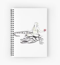 Akhilandeshvari - The Goddess Of Never Not Broken Yoga Art Spiral Notebook