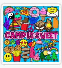 Camp Is Sweet Sticker