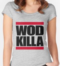Old Skool - "WOD KILLA" Women's Fitted Scoop T-Shirt