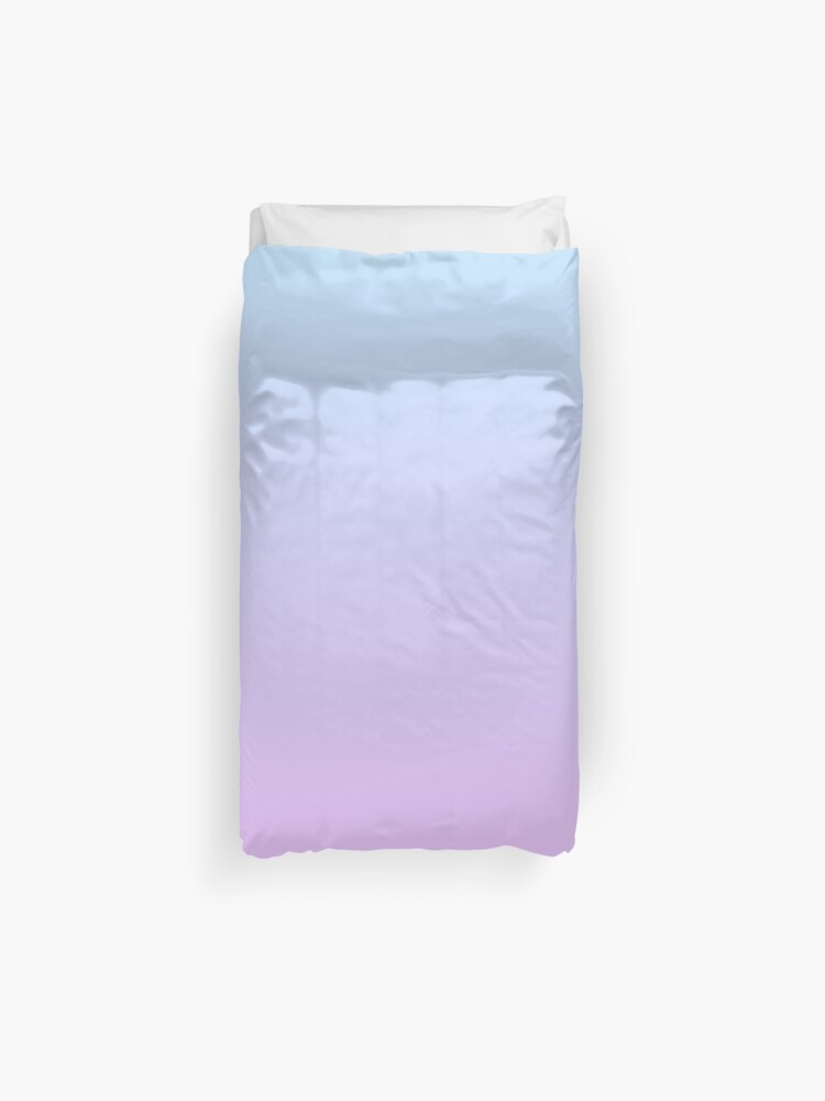 Gradient Pastel Blue Lilac Duvet Cover By Liminalspaces Redbubble