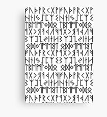 Runes Canvas Print