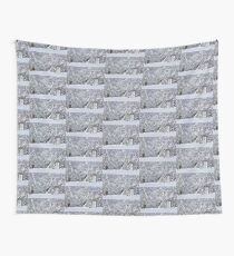 The Garden Door in Winter Wall Tapestry