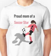 Fußball-Mädchen (Mutter) Slim Fit T-Shirt