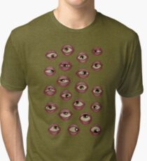 Fleshy Eyeballs Tri-blend T-Shirt