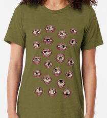 Fleshy Eyeballs Tri-blend T-Shirt