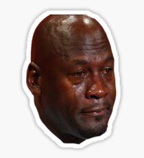 Jordan Crying Sticker