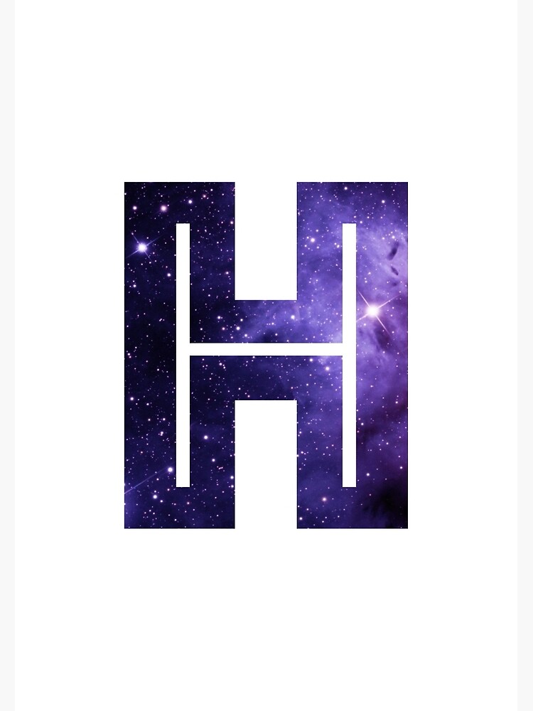 "The Letter H - Space" Poster by alphamike | Redbubble