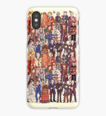 The party doesn't start until the Doctor walks in...twelve times iPhone Case