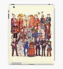 The party doesn't start until the Doctor walks in...twelve times iPad Case/Skin