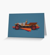 Chitty Chitty Bang Bang - Blue Greeting Card