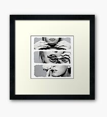 Girls love blunts Framed Print