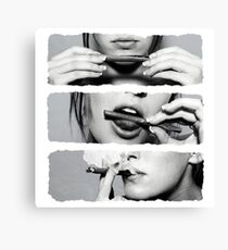 Girls love blunts Canvas Print