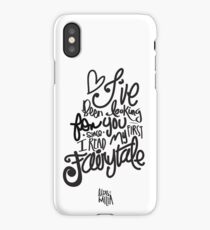 Quote Fairytale iPhone Case