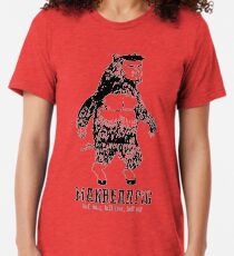 MANBEARPIG South Park Mythical Beast Funny Vintage Tri-blend T-Shirt