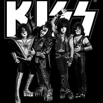 KISS ® The Band - Full Black and White