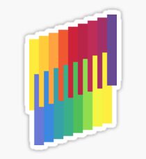 Diagonal Spectrum Sticker