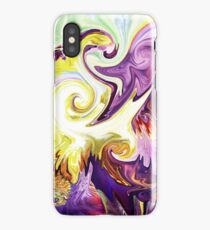 Magic Purple Flower Abstract iPhone Case/Skin