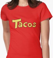'Tacos' Shirt. Women's Fitted T-Shirt