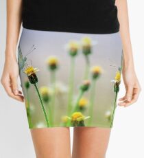 Flowers and Butterflies Mini Skirt