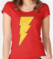 Shazam - DC Spray Paint Women's Fitted Scoop T-Shirt