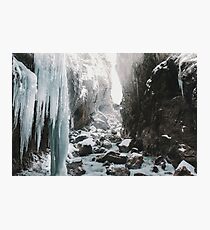 Cold and beautiful landscape landscape photography Photographic Print