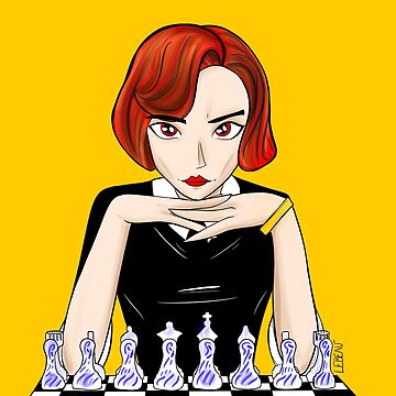 The Queen's Gambit Elizabeth Harmon Chess Anya Taylor Joy iPad Case & Skin  for Sale by vibeytees