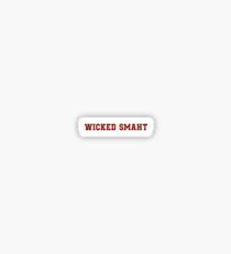 wicked smaht sticker Sticker