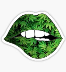 Weed Lips Sticker