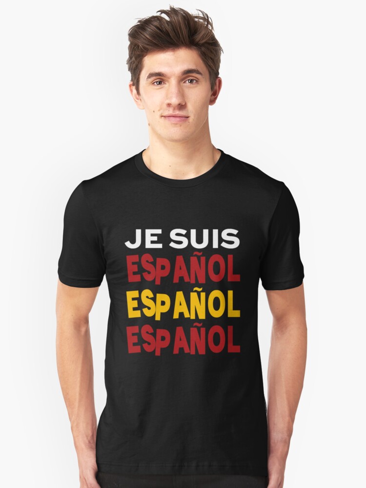 Alternate view of Je suis español Slim Fit T-Shirt