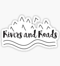 Pegatina Ríos y caminos